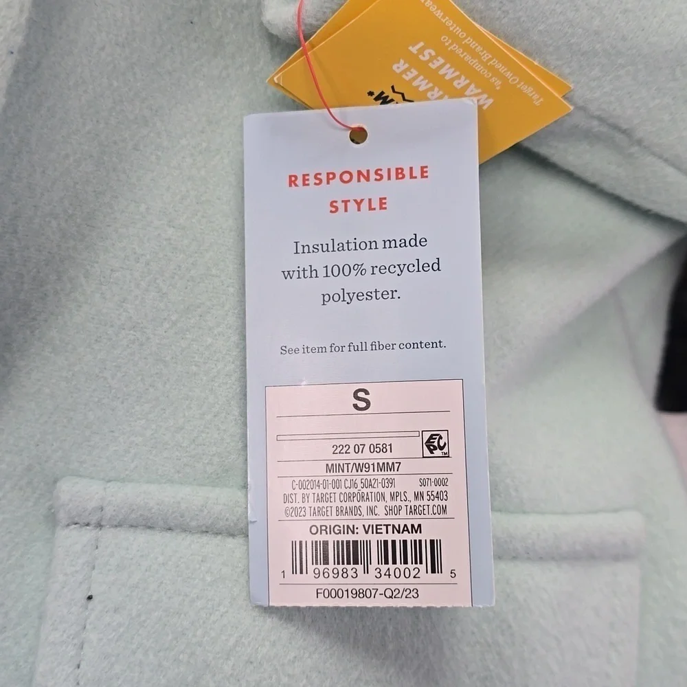 Girls' Faux Wool Jacket | Cat & Jack | Small (6/7)